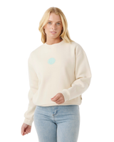 The Rip Curl Womens Icons Of Surf Sweatshirt in Shell