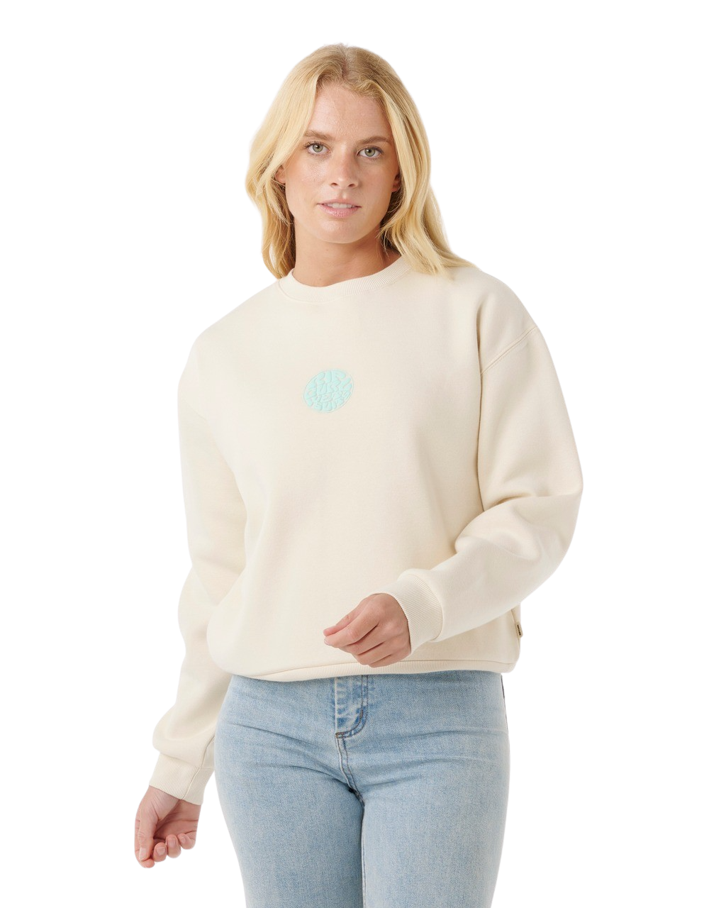 The Rip Curl Womens Icons Of Surf Sweatshirt in Shell