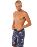 The Rip Curl Mens Mirage Heritage Diamond Boardshorts in Dark Navy