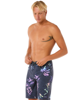 The Rip Curl Mens Mirage Heritage Diamond Boardshorts in Dark Navy