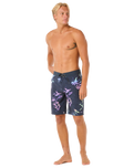 The Rip Curl Mens Mirage Heritage Diamond Boardshorts in Dark Navy