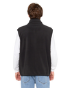 The Rip Curl Mens Search Polar Fleece Gilet in Black