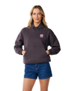 The Rip Curl Womens Surf Puff Heritage Hoodie in Nine Iron