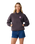 The Rip Curl Womens Surf Puff Heritage Hoodie in Nine Iron