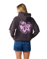 The Rip Curl Womens Surf Puff Heritage Hoodie in Nine Iron