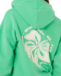 The Rip Curl Womens Surf Puff Heritage Hoodie in Green
