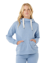 Cosy Hoodie in Blue Marle