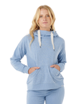 Cosy Hoodie in Blue Marle