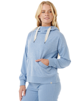 Cosy Hoodie in Blue Marle