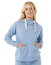 Cosy Hoodie in Blue Marle
