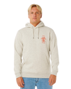 Search Icon Hoodie in Light Grey Marle