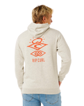 Search Icon Hoodie in Light Grey Marle