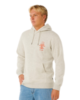 Search Icon Hoodie in Light Grey Marle