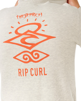 Search Icon Hoodie in Light Grey Marle