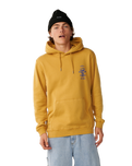 The Rip Curl Mens Search Icon Hoodie in Mustard Gold