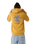 The Rip Curl Mens Search Icon Hoodie in Mustard Gold