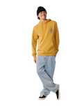The Rip Curl Mens Search Icon Hoodie in Mustard Gold