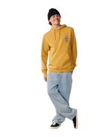 The Rip Curl Mens Search Icon Hoodie in Mustard Gold