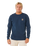 The Rip Curl Mens Pacific Rinse Patch Sweatshirt in Dark Navy