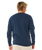 The Rip Curl Mens Pacific Rinse Patch Sweatshirt in Dark Navy