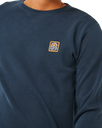 The Rip Curl Mens Pacific Rinse Patch Sweatshirt in Dark Navy
