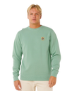 Pacific Rinse Patch Sweatshirt in Aloe