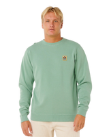 Pacific Rinse Patch Sweatshirt in Aloe