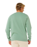 Pacific Rinse Patch Sweatshirt in Aloe