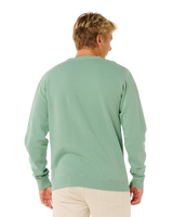 Pacific Rinse Patch Sweatshirt in Aloe