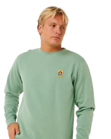 Pacific Rinse Patch Sweatshirt in Aloe