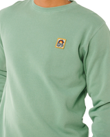 Pacific Rinse Patch Sweatshirt in Aloe