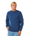 The Rip Curl Mens Classic Surf Sweatshirt in Light Navy