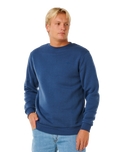 The Rip Curl Mens Classic Surf Sweatshirt in Light Navy