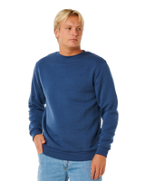 The Rip Curl Mens Classic Surf Sweatshirt in Light Navy