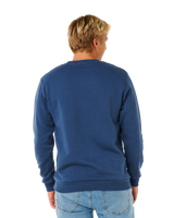 The Rip Curl Mens Classic Surf Sweatshirt in Light Navy