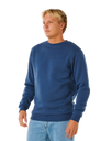 The Rip Curl Mens Classic Surf Sweatshirt in Light Navy