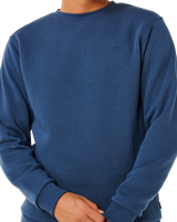 The Rip Curl Mens Classic Surf Sweatshirt in Light Navy