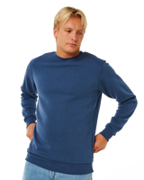 The Rip Curl Mens Classic Surf Sweatshirt in Light Navy