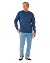 The Rip Curl Mens Classic Surf Sweatshirt in Light Navy