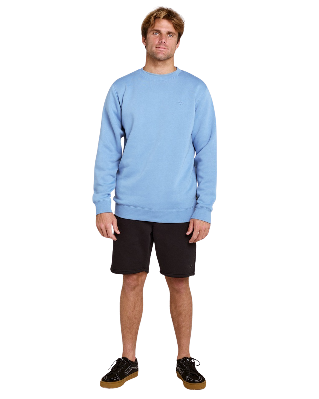 Classic Surf Sweatshirt in Faded Denim