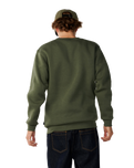 The Rip Curl Mens Classic Surf Sweatshirt in Dark Olive