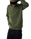 The Rip Curl Mens Classic Surf Sweatshirt in Dark Olive