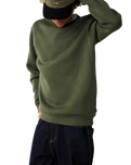 The Rip Curl Mens Classic Surf Sweatshirt in Dark Olive