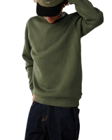 The Rip Curl Mens Classic Surf Sweatshirt in Dark Olive