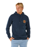 Pacific Rinse Hoodie in Dark Navy