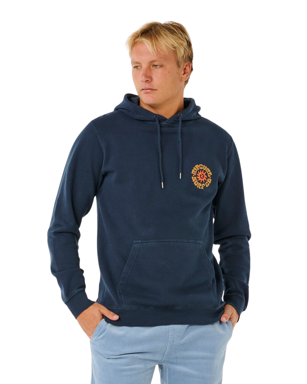 Pacific Rinse Hoodie in Dark Navy