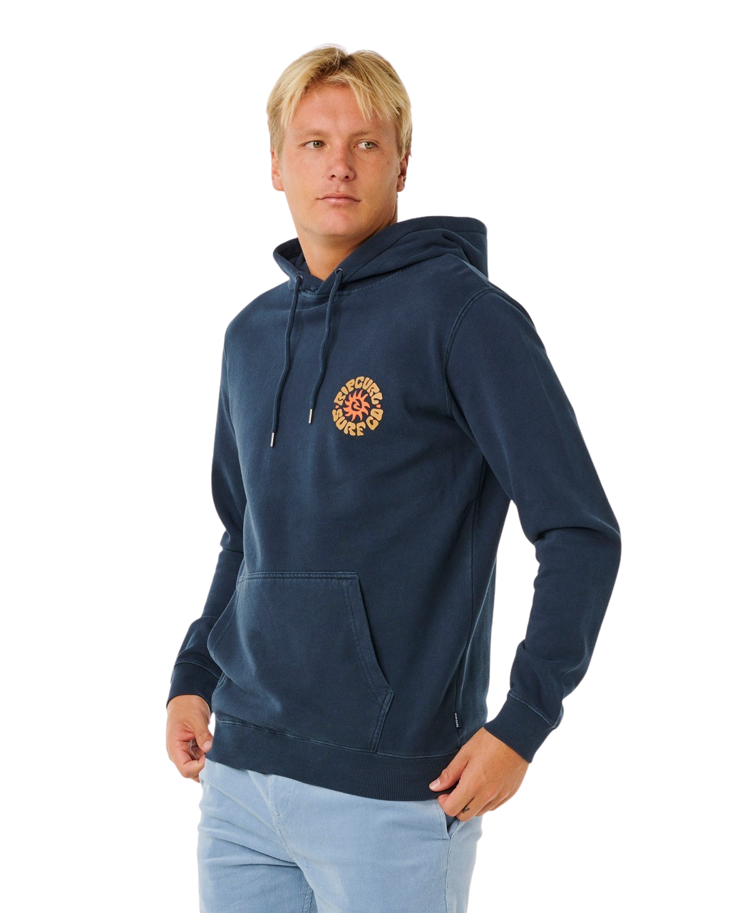 Pacific Rinse Hoodie in Dark Navy
