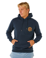 Pacific Rinse Hoodie in Dark Navy