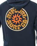 Pacific Rinse Hoodie in Dark Navy