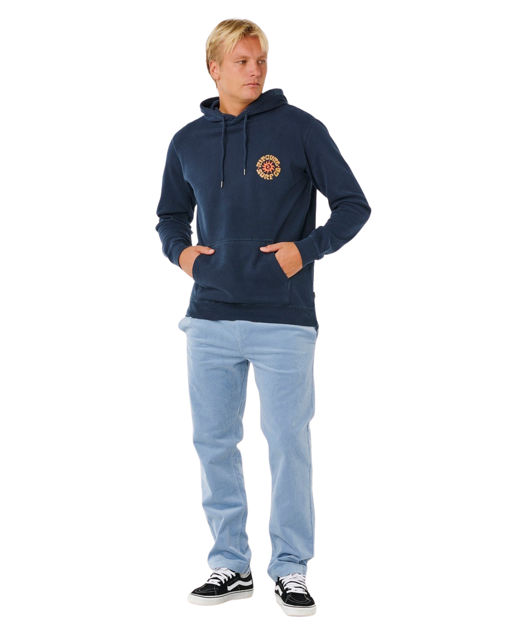 Pacific Rinse Hoodie in Dark Navy